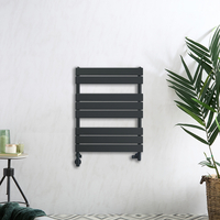 Scaldasalviette Misto di Design Antracite con Pannelli Piatti - 825 x 600mm - Lustro