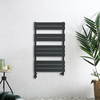 Scaldasalviette Misto di Design Antracite con Pannelli Piatti - 975 x 600mm - Lustro
