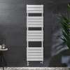 Scaldasalviette Misto di Design Bianco con Pannelli Piatti - 1500 x 450mm - Lustro