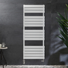 Scaldasalviette Misto di Design Bianco con Pannelli Piatti - 1500 x 600mm - Lustro