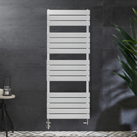 Scaldasalviette Misto di Design Bianco con Pannelli Piatti - 1500 x 600mm - Lustro