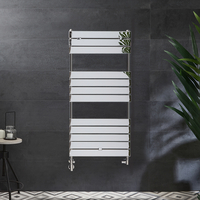 Scaldasalviette Misto di Design Cromato - Scelta di Dimensioni e Copri Cavo