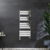 Scaldasalviette Misto di Design Cromato con Pannelli Piatti – 1000 x 450mm – Lustro