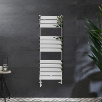 Scaldasalviette Misto di Design Cromato con Pannelli Piatti – 1213 x 450mm – Lustro