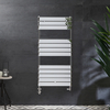 Scaldasalviette Misto di Design Cromato con Pannelli Piatti – 1213 x 600mm – Lustro