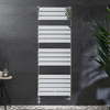 Scaldasalviette Misto di Design Cromato con Pannelli Piatti – 1512 x 600mm – Lustro