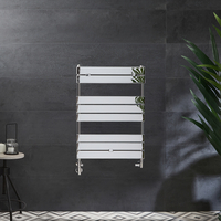 Scaldasalviette Misto di Design Cromato con Pannelli Piatti – 840 x 600mm – Lustro