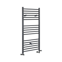 Scaldasalviette Misto Piatto - Termoarredo Bagno Antracite - 1200 x 500mm - 594W - Artle