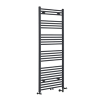 Scaldasalviette Misto Piatto - Termoarredo Bagno Antracite - 1600 x 500mm - 851W - Neva