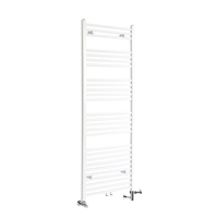 Scaldasalviette Misto Piatto - Termoarredo Bagno Bianco - 1600 x 600mm - 994W - Neva