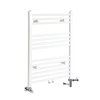 Scaldasalviette Misto Piatto - Termoarredo Bagno Bianco - 803 x 500mm - 414W - Neva