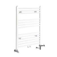 Scaldasalviette Misto Piatto - Termoarredo Bagno Bianco - 803 x 500mm - 414W - Neva