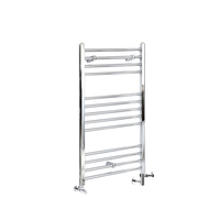 Scaldasalviette Misto Piatto - Termoarredo Bagno Cromato - 1000 x 500mm - 323W - Kent