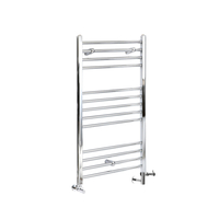 Scaldasalviette Misto Piatto - Termoarredo Bagno Cromato - 1000 x 600mm - 369W - Kent