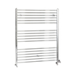 Scaldasalviette Misto Piatto - Termoarredo Bagno Cromato - 1200 x 1000mm - 692W - Kent