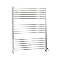 Scaldasalviette Misto Piatto - Termoarredo Bagno Cromato - 1200 x 1000mm - 692W - Kent