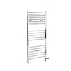 Scaldasalviette Misto Piatto - Termoarredo Bagno Cromato - 1200 x 400mm - 333W - Kent
