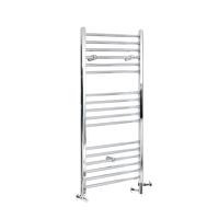 Scaldasalviette Misto Piatto - Termoarredo Bagno Cromato - 1200 x 600mm - 452W - Kent