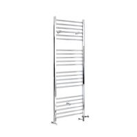 Scaldasalviette Misto Piatto - Termoarredo Bagno Cromato - 1600 x 400mm - 335W - Kent