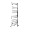 Scaldasalviette Misto Piatto - Termoarredo Bagno Cromato - 1600 x 500mm - 585W - Neva