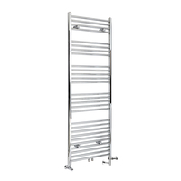 Scaldasalviette Misto Piatto - Termoarredo Bagno Cromato - 1600 x 500mm - 585W - Neva