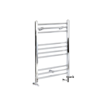 Scaldasalviette Misto Piatto - Termoarredo Bagno Cromato - 800 x 500mm - 252W - Kent