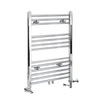Scaldasalviette Misto Piatto - Termoarredo Bagno Cromato - 803 x 500mm - 292W - Neva