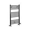 Scaldasalviette Misto Piatto - Termoarredo Bagno Nero - 1000 x 500mm - 486W - Nox