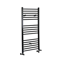 Scaldasalviette Misto Piatto - Termoarredo Bagno Nero - 1200 x 600mm - 681W - Nox