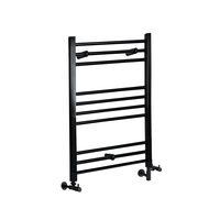 Scaldasalviette Misto Piatto - Termoarredo Bagno Nero - 800 x 600mm - 427W - Nox