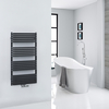 Scaldasalviette Nero ad Attacco Centrale - 1000 x 500mm - Arch