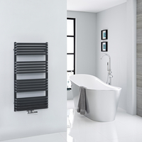 Scaldasalviette Nero ad Attacco Centrale - 1000 x 500mm - Arch