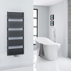 Scaldasalviette Nero ad Attacco Centrale - 1269 x 500mm - Arch