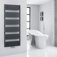 Scaldasalviette Nero ad Attacco Centrale - 1533 x 600mm - Arch
