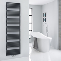 Scaldasalviette Nero ad Attacco Centrale - 1800 x 500mm - Arch