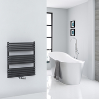 Scaldasalviette Nero ad Attacco Centrale - 736 x 600mm - Arch