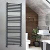 Scaldasalviette Piatto Antracite - Termoarredo Bagno - 1600 x 600mm - 919 Watt - Artle