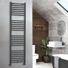 Scaldasalviette Piatto Antracite - Termoarredo Bagno - 1800 x 500mm - 921 Watt - Artle