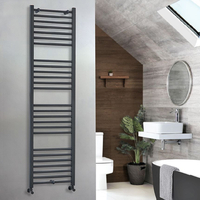 Scaldasalviette Piatto Antracite - Termoarredo Bagno - 1800 x 500mm - 921 Watt - Artle