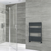 Scaldasalviette Piatto Antracite 532W - 825 x 600mm - Lustro