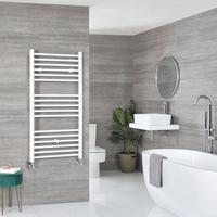 Scaldasalviette Piatto Bianco - Termoarredo Bagno con Varie Dimensioni - Ive