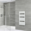Scaldasalviette Piatto Bianco 513W - 975 x 450mm - Lustro