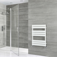 Scaldasalviette Piatto Bianco 532W - 825 x 600mm - Lustro