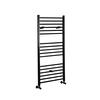 Scaldasalviette Piatto Nero - Termoarredo Bagno - 1200 x 500mm - 594 Watt - Nox