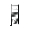 Scaldasalviette Piatto Nero - Termoarredo Bagno - 1200 x 600mm - 681 Watt - Nox