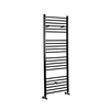 Scaldasalviette Piatto Nero - Termoarredo Bagno - 1600 x 600mm - 919 Watt - Nox