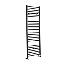 Scaldasalviette Piatto Nero - Termoarredo Bagno - 1800 x 500mm - 921 Watt - Nox