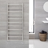 Scaldasalviette Termoarredo Bagno a Scaletta - Acciaio Inossidabile Cromato - 500 x 1200mm - 339 Watt - Quo