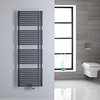 Scaldasalviette Termoarredo Bagno con Attacco Centrale - Design Tubolare Antracite - 1520 x 500mm - 407 Watt - Magera