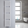 Scaldasalviette Termoarredo Bagno con Attacco Centrale - Design Tubolare Bianco - 1823 x 400mm - 454 Watt - Magera